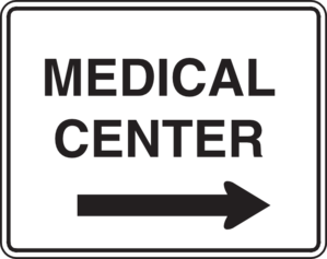 Medical Center Direction Clip Art